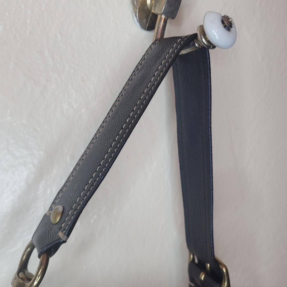 Coach Legacy 65th Anniversary Collection Black Leather Front Turnlock Pocket - Picture 4 of 6
